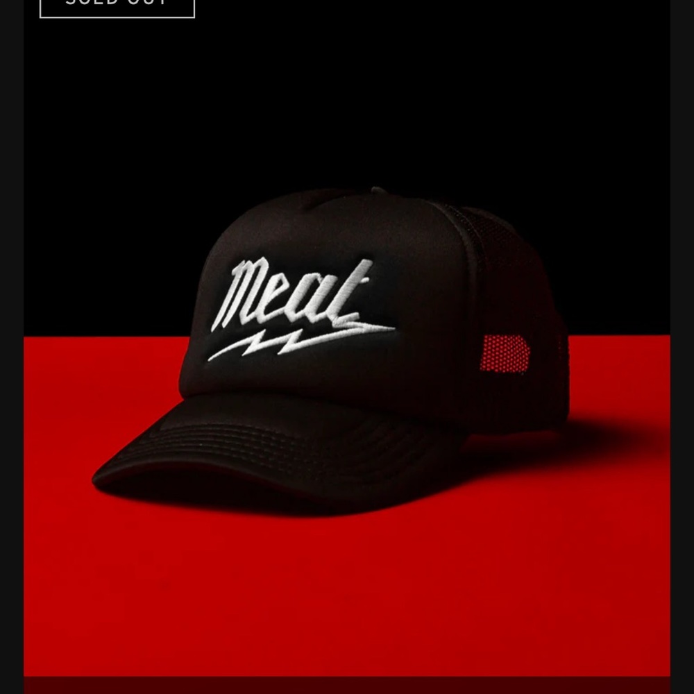 Meat Trucker Hat Meat Canyon Papa Meat Snapback